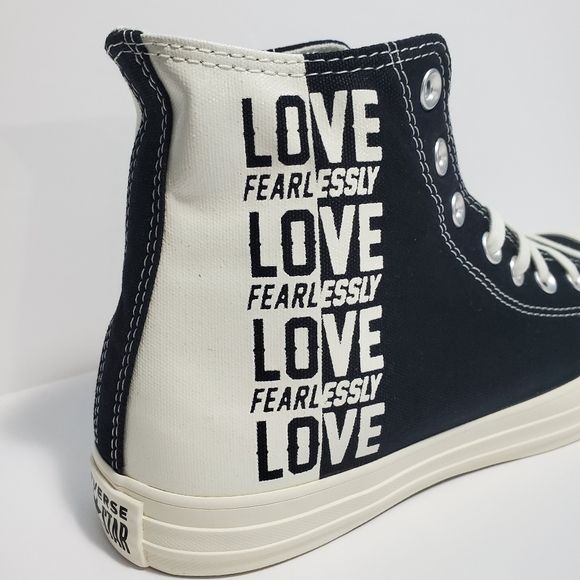 CONVERSE CHUCK TAYLOR LOVE FEARLESSLY HIGH TOPS - Picture 5 of 11